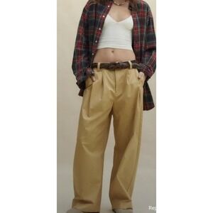 BDG Urban Outfitters Pants Womens XL Khaki Tan Wide Leg Cotton